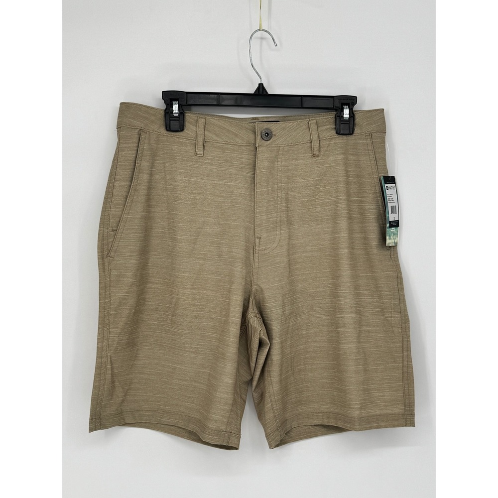 Matix Outdoors Mens Khaki Hybrid Shorts 4-Way Stretch Quick Dry‎ Size 32 New